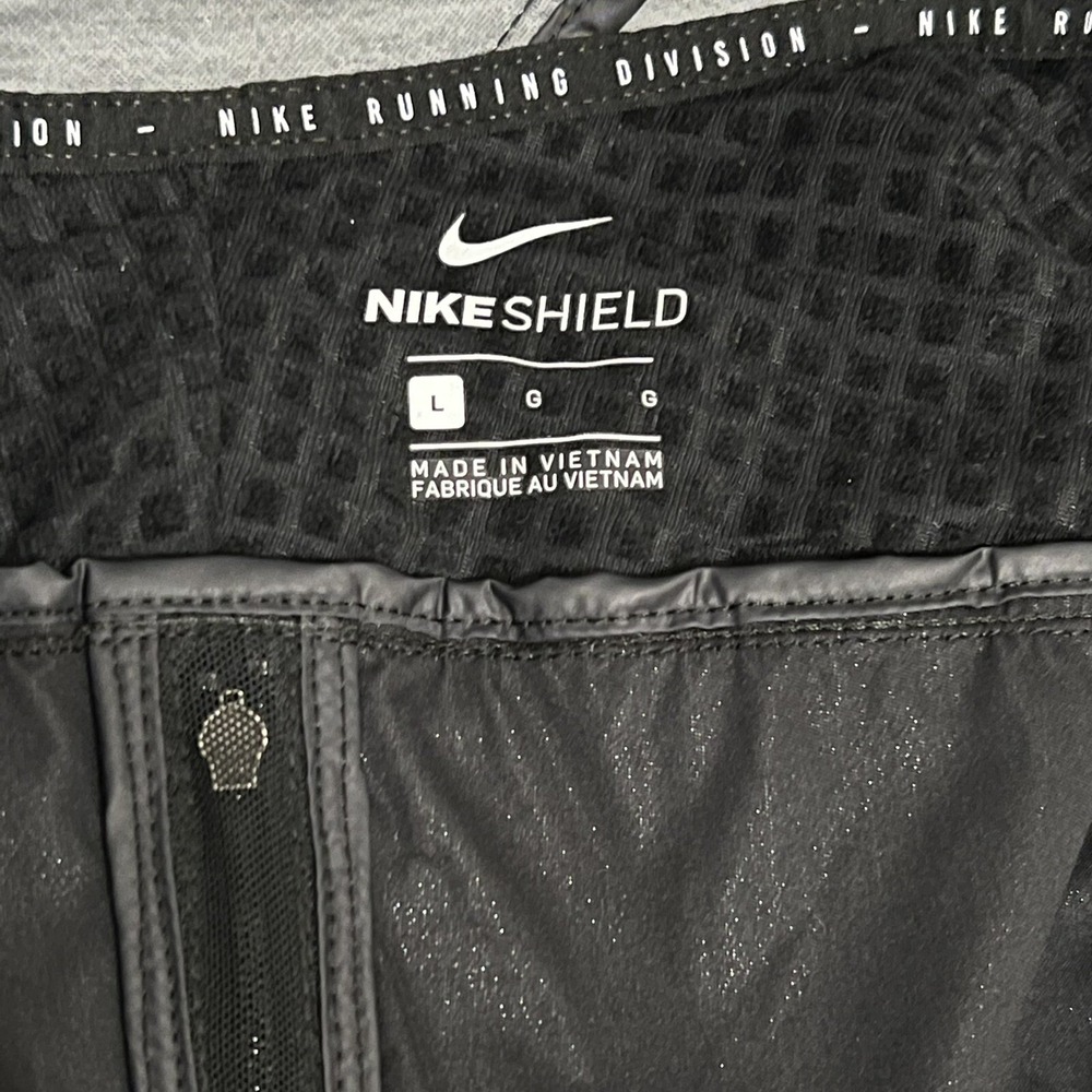 Nike Shield Men Size Large Running Division Hooded Full Zip Training Jacket New - Picture 4 of 11